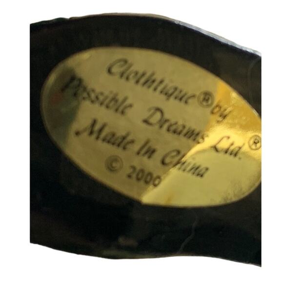 Vintage 2000 Santa Claus 10" Statue Christmas Golf Hand Painted 3-D Holiday Gift - Picture 12 of 13